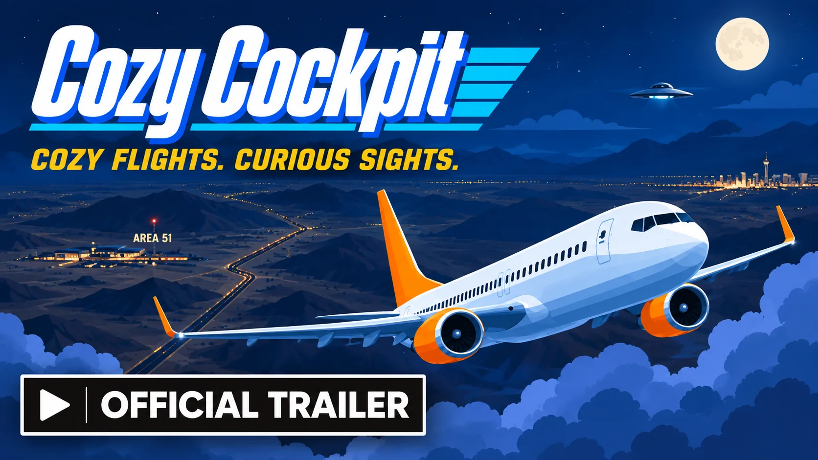 Cozy Cockpit — Cozy flights. Curious sights. Official trailer.